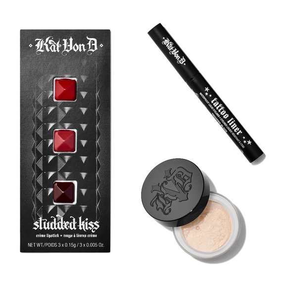 Kat Von D Beauty 3 -pc Set (Tattoo Liner, Setting Powder and Lipstick Set) - Picture 16 of 16